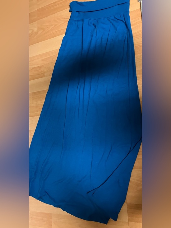 Dresses & Skirts - Vibrant Blue Jersey Maxi Skirt- Small